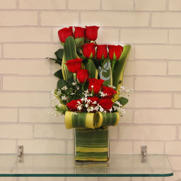 Red Rose Bouquet for Valentine's Day - Love Arrangement Red Rose Bouquet for Valentine's Day - Love Arrangement