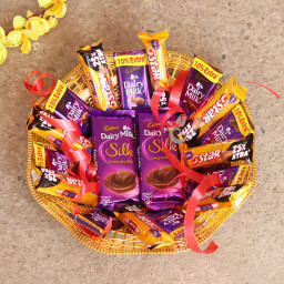Mixed Chocolate in a Basket Mixed Chocolate in a Basket