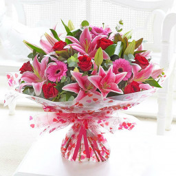 Red Rose Bouquet for Valentine's Day - True Love