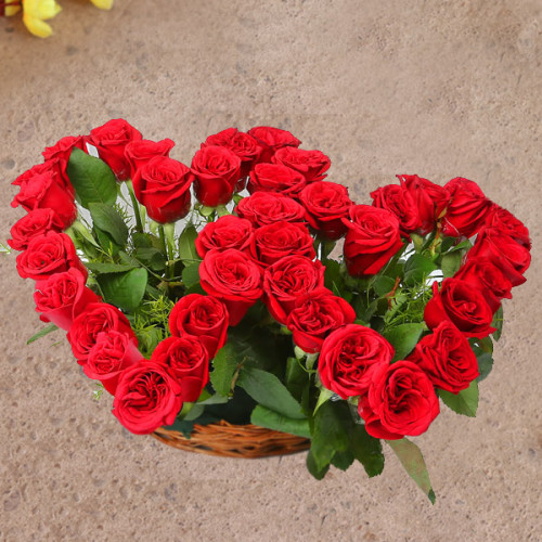 Red Rose Arrangement for Mother's Day - Sophisticated Gesture