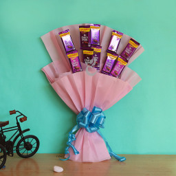 Bouquet of 10 dairy milk chocolates