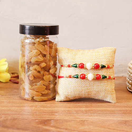 200 gm Raisins, 2 Rakhi 