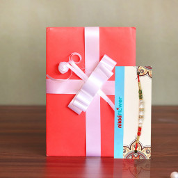 Greeting Card with Rakhi Greeting Card with Rakhi