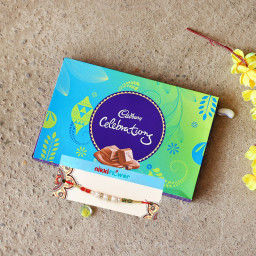 1 Cadbury Celebration,  1 Rakhi