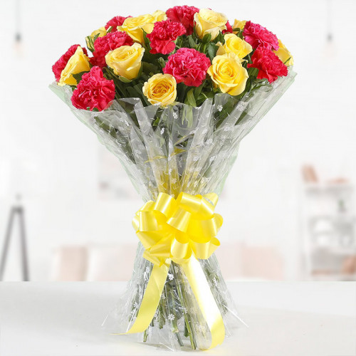 Red Rose Bouquet for Women's Day - Bunch Of Flowers