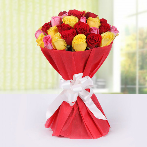 Red Rose Bouquet for Women's Day - Bunch Of Blossoms