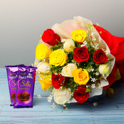 Mixed Rose Bouquet for Father's Day - Love Candy Mixed Rose Bouquet for Father's Day - Love Candy