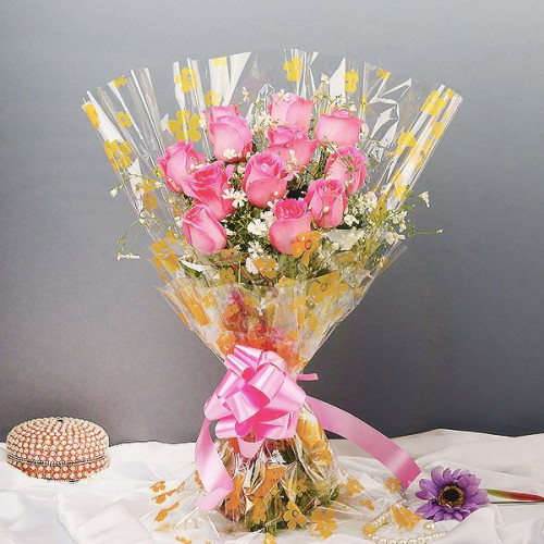 Pink Rose Bouquet for Father's Day - Love Sprouts