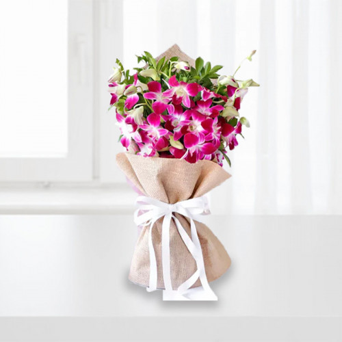 White Orchid Bouquet for Mother's Day - Love Sitters