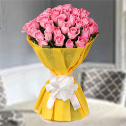 Yellow Rose Bouquet for Women's Day - Blooming Beauty Yellow Rose Bouquet for Women's Day - Blooming Beauty