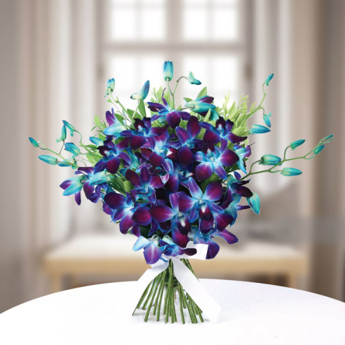 White Orchid Bouquet for Mother's Day - Pleasantly Mesmerizing