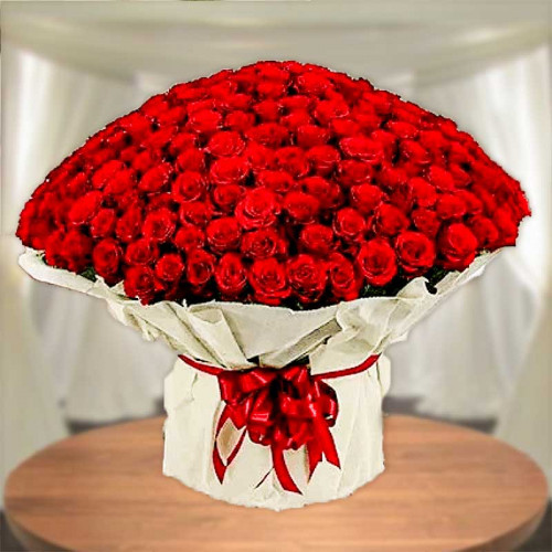 Red Rose Bouquet for Women's Day - My Big Surprise