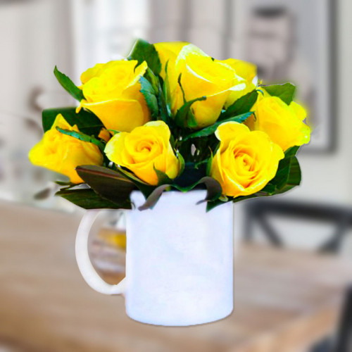 Yellow Rose Arrangement for Valentine's Day - Making Me Happy