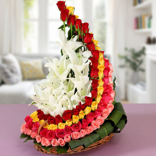 Red Rose Bouquet for Valentine's Day - Deck Of Flowers