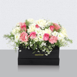 White Rose Arrangement for Women's Day - Essence Of Life White Rose Arrangement for Women's Day - Essence Of Life