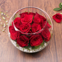 Red Rose Arrangement for Father's Day - Dig In Roses Red Rose Arrangement for Father's Day - Dig In Roses