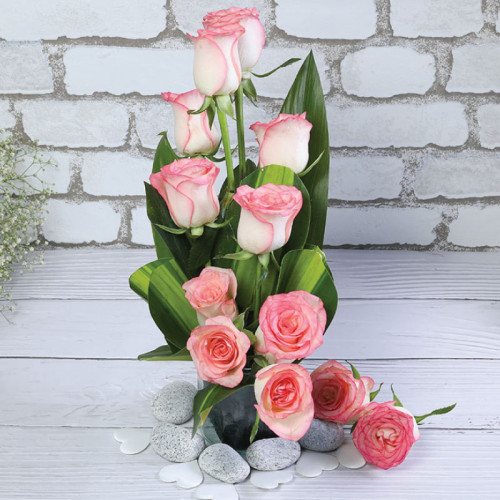 Pink Rose Bouquet for Mother's Day - Pink Petals in Bloom