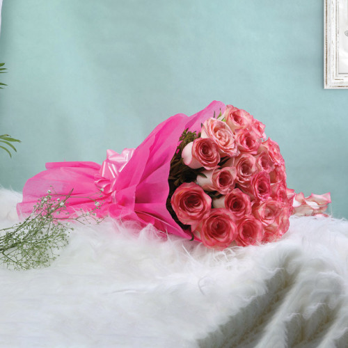 Pink Rose Bouquet for Father's Day - Pink Serenity