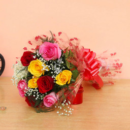 Mixed Rose Bouquet for Father's Day - Mix Of Love Mixed Rose Bouquet for Father's Day - Mix Of Love