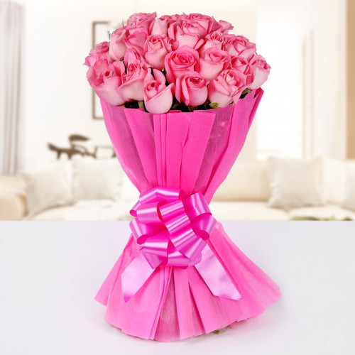 Pink Rose Bouquet for Father's Day - Pink Passion