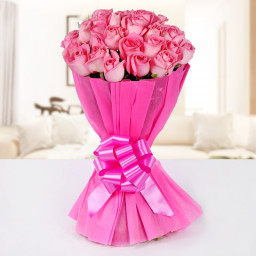 Pink Rose Bouquet for Father's Day - Pink Passion Pink Rose Bouquet for Father's Day - Pink Passion