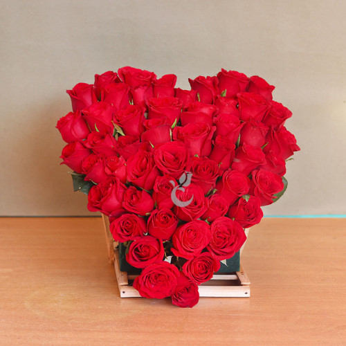 Red Rose Arrangement for Mother's Day - Grandiose Love