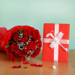Red Rose Bunch for Father's Day - Celebrate With Greetings Red Rose Bunch for Father's Day - Celebrate With Greetings