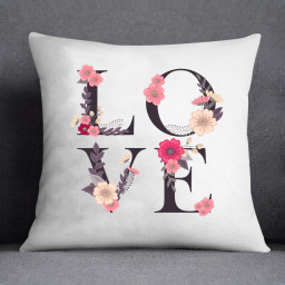 Love Print Cushion Gift Love Print Cushion Gift
