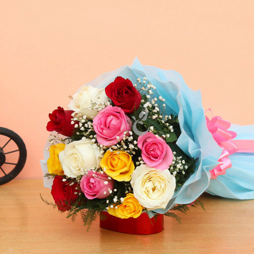 Mixed Rose Bouquet for Mother's Day - Shades of Love