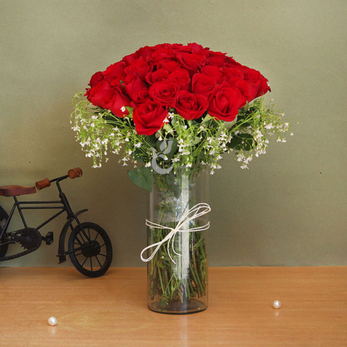Red Rose Bouquet for Father's Day - Happening Vogue